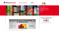 Desktop Screenshot of dilemmamanager.nl