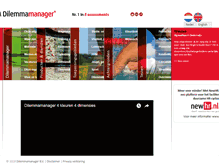 Tablet Screenshot of dilemmamanager.nl